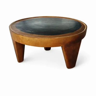 Tables basses - Table basse en SUAR diamètre 75 cm - EMPREINTE DU TEMPS