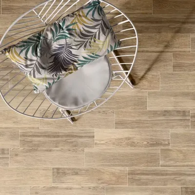 Indoor floor coverings - Rustic Brown Wood Effect Porcelain Stoneware 20.3x90.6 - LGGP-0024 (Ceramishop.fr) - CERAMISHOP