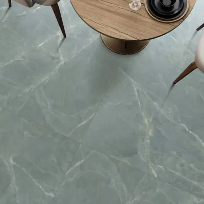 Indoor floor coverings - Simil Marmo Porcelain Stoneware Flooring Matt Green 60X120 - Cs25058 (Ceramishop.fr) - CERAMISHOP