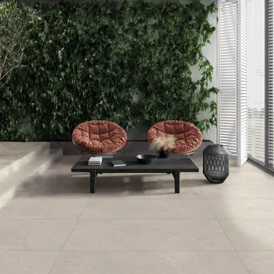 Outdoor floor coverings - White Veined Stone Effect Porcelain Stoneware, Non-Slip, 60x120 - EWST1318 (Ceramishop.fr) - CERAMISHOP