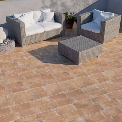 Revêtements sols intérieurs - Grès Cérame Effet Cotto Terre Cuite Naturelle 30X30 - EAAC1461 (Ceramishop.fr) - CERAMISHOP