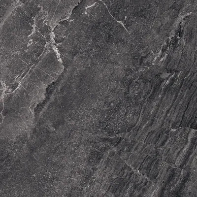 Outdoor floor coverings - Anthracite Jerusalem Stone Effect Porcelain Stoneware, Non-Slip, 60x60 cm - EAAE218 (Ceramishop.fr) - CERAMISHOP