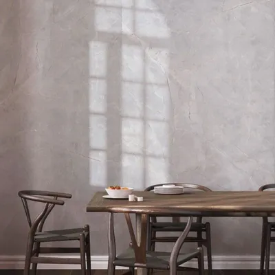 Revêtements sols intérieurs - Grès Cérame Effet Marbre Naturel Gris Clair Brillant 60X60 - EAPL1522 (Ceramishop.fr) - CERAMISHOP