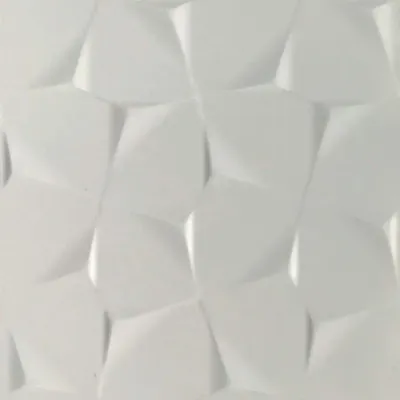 Indoor floor coverings - White Matt Decorated Porcelain Stoneware Tile Rt 30X60 - ELWG1694 (Ceramishop.fr) - CERAMISHOP