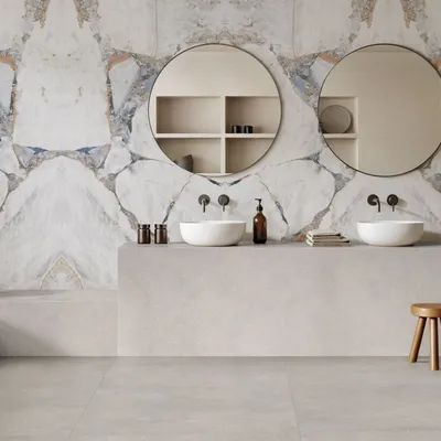 Revêtements sols intérieurs - Grès Cérame Effet Marbre Précieux Blanc Mat 60X120 - EBRP194 (Ceramishop.fr) - CERAMISHOP