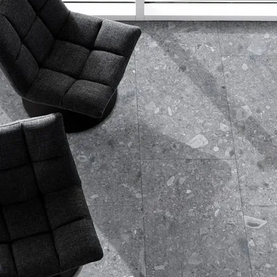 Indoor floor coverings - Ceppo Di Gré Stone Effect Porcelain Tiles Matt Gray 60X120 - ECGG231 (Ceramishop.fr) - CERAMISHOP