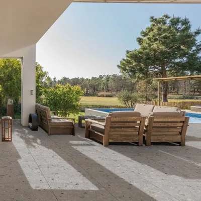 Revêtements sols extérieurs - Grès Cérame Effet Pierre Ceppo Di Gré Gris Clair Antidérapant 60X120 - ECGM239 (Ceramishop.fr) - CERAMISHOP