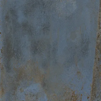 Revêtements sols intérieurs - Grès Cérame Effet Métal Oxydé Bleu 60X120 - EFBE057 (Ceramishop.fr) - CERAMISHOP