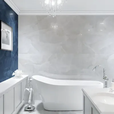 Indoor floor coverings - Onyx White Matt Marble Effect Porcelain Stoneware 60X120 - EOXW133 (Ceramishop.fr) - CERAMISHOP