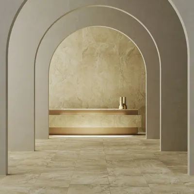 Revêtements sols intérieurs - Grès Cérame Effet Marbre Travertin Soft Ivoire Mat 60X120 - ENSC139 (Ceramishop.fr) - CERAMISHOP