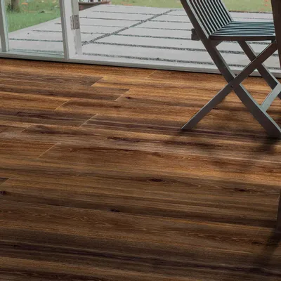 Revêtements sols intérieurs - Grès Cérame Effet Bois Marron 20X120 - EWKC1452 (Ceramishop.fr) - CERAMISHOP