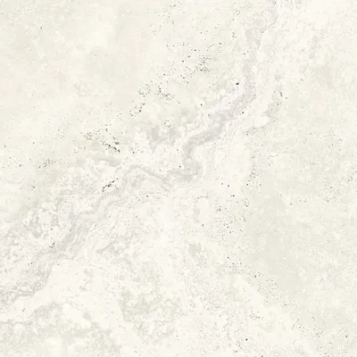 Indoor floor coverings - Marble Effect Travertine Soft White Matt Porcelain Stoneware 60X60 - ENSN142 (Ceramishop.fr) - CERAMISHOP