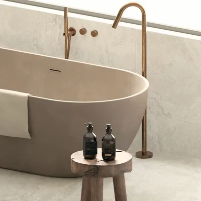 Indoor floor coverings - Marble Effect Travertine Soft White Matt Porcelain Stoneware 60X60 - ENSN142 (Ceramishop.fr) - CERAMISHOP