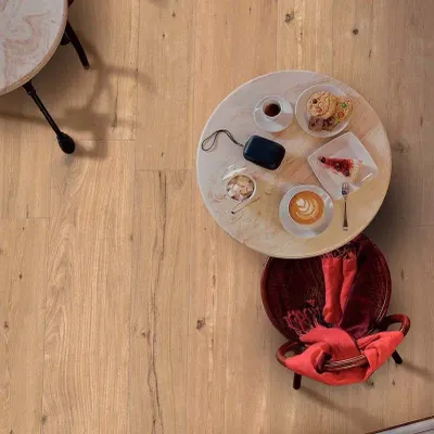 Indoor floor coverings - Raw Wood Effect Beige Matt Porcelain Stoneware 20X120 - EPBE276 (Ceramishop.fr) - CERAMISHOP