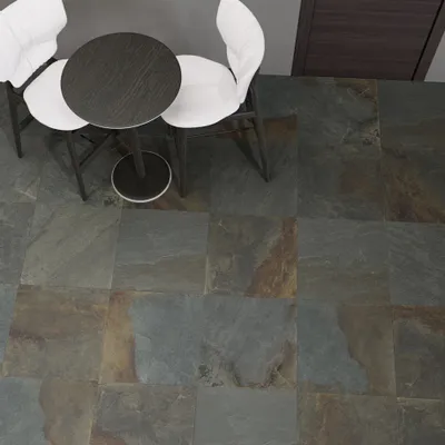 Indoor floor coverings - Slate Stone Effect Porcelain Stoneware 01 60X120 - EPEA1144 (Ceramishop.fr) - CERAMISHOP