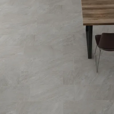 Indoor floor coverings - Stone Effect Porcelain Stoneware Grey 60X60 - EREG1194 (Ceramishop.fr) - CERAMISHOP