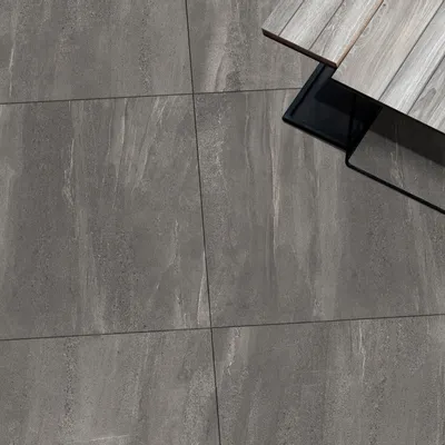 Revêtements sols extérieurs - Grès Cérame Effet Pierre Raffinée Anthracite Antidérapant 60X120 - ESGA1244 (Ceramishop.fr) - CERAMISHOP