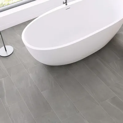 Revêtements sols intérieurs - Grès Cérame Effet Pierre Raffinée Gris Foncé 60X60 - ESLI1256 (Ceramishop.fr) - CERAMISHOP