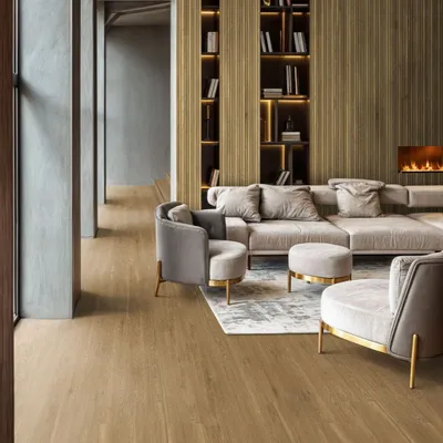 Indoor floor coverings - Elegant Modern Wood Effect Porcelain Stoneware, Matte Brown, RT 20X120 - EWAN1673 (Ceramishop.fr) - CERAMISHOP