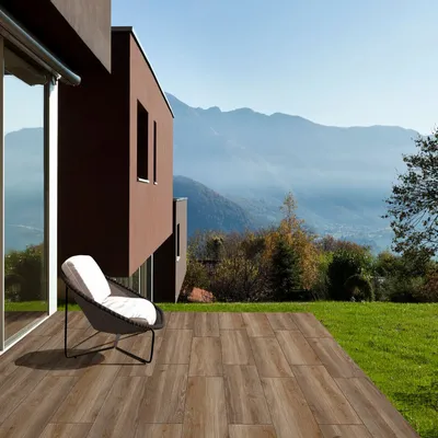 Revêtements sols intérieurs - Grès Cérame Effet Bois Tourterelle 20X120 - EWKE1450 (Ceramishop.fr) - CERAMISHOP