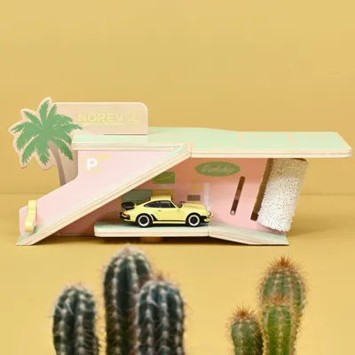 Toys - Palm Springs Service Station Playset - NOREV