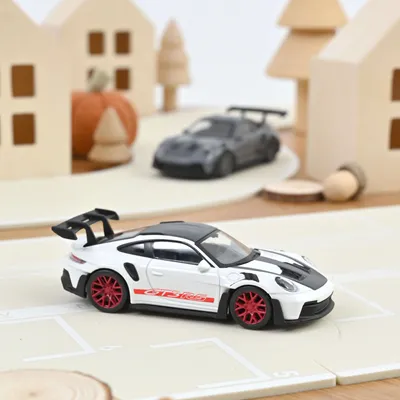 Toys - Porsche 911 GT3 RS 2022 White Pack Weissach jet-car 1/43 - NOREV