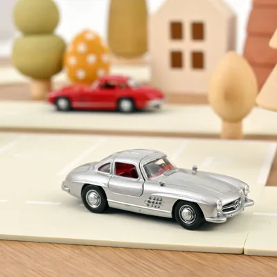Jouets enfants - Mercedes Benz 300 SL 1954 Argent Jet-car 1/43 - NOREV