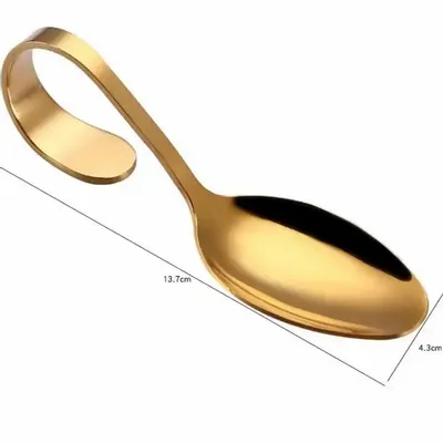 Flatware - Arched aperitif spoon - Buffet - 4 colors available - SOSTRAW & SMARTTHINGS