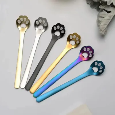 Flatware - Cat's Paw Spoon - 4 colors available - SOSTRAW & SMARTTHINGS