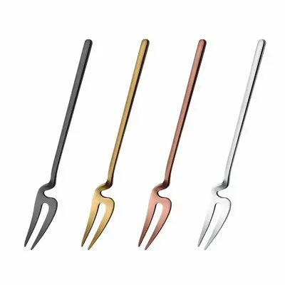 Ménagères - Fourchette suspendue - 4 couleurs - Apéritifs, tapas ou desserts - SOSTRAW & SMARTTHINGS