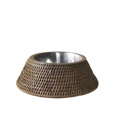 Objets de décoration - Bol en rotin pour animaux de compagnie - KING ZOO