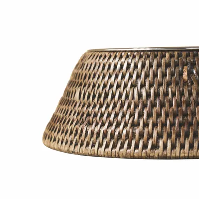 Objets de décoration - Bol en rotin pour animaux de compagnie - KING ZOO