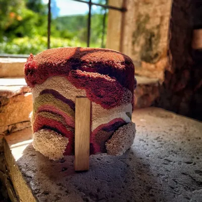 Objets design - Tabouret pouf, laine et coton, Terra 1 - ATELIER SAGRADO