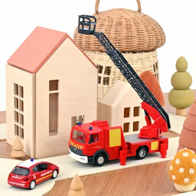 Jouets enfants - Camion de pompiers Mercedes-Benz Atego Plastigam 1/43 - NOREV
