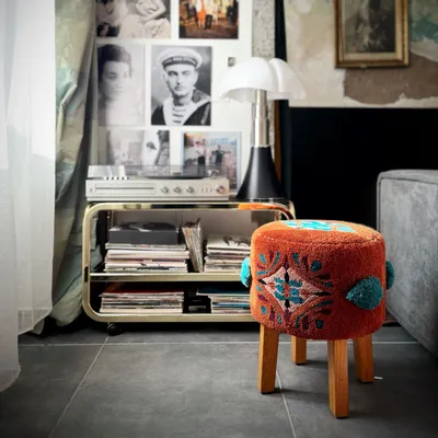 Design objects - End of sofa stool, wool, GALLIPOLI. - ATELIER SAGRADO