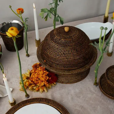 Food storage - Rattan Food Cover - KING ZOO