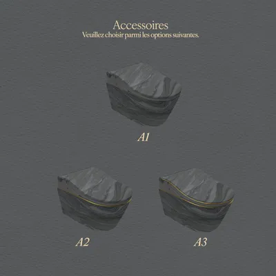 Céramique - Marbre Emotion Noir Series (M46,M47,M48,M49) – Toilet - ARTOLETTA® MAISON COLLECTION