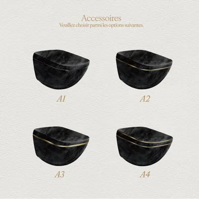 Céramique - Marbre Emotion Royale Series (M02,M03,M04,M05) – Toilet - ARTOLETTA® MAISON COLLECTION