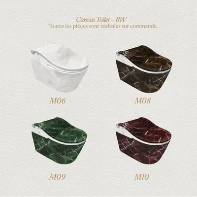 Céramique - Marbre Emotion Royale Series (M06,M08,M09,M10) – Toilet - ARTOLETTA® MAISON COLLECTION