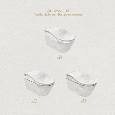 Céramique - Marbre Emotion Royale Series (M06,M08,M09,M10) – Toilet - ARTOLETTA® MAISON COLLECTION