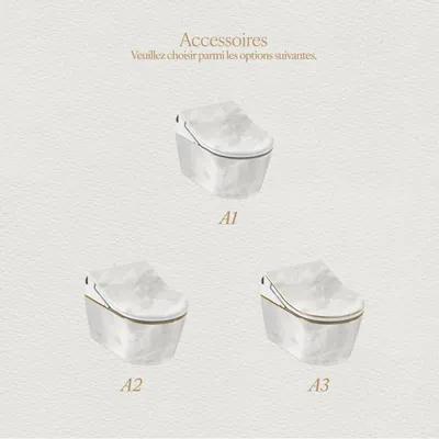 Céramique - Marbre Emotion Royale Series (M11,M12,M13,M14,M15) – Toilet - ARTOLETTA® MAISON COLLECTION