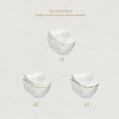 Céramique - Marbre Emotion Royale Series (M16,M17,M18,M19,M20) – Toilet - ARTOLETTA® MAISON COLLECTION