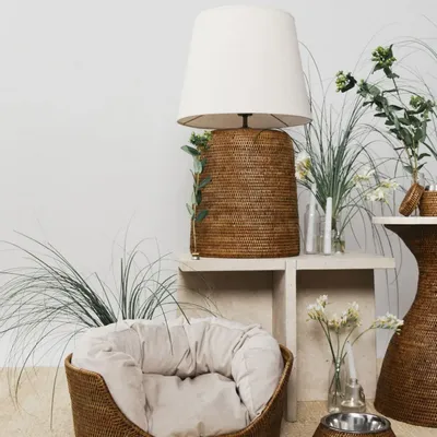 Lampes de table - Lampe de table en rotin - KING ZOO