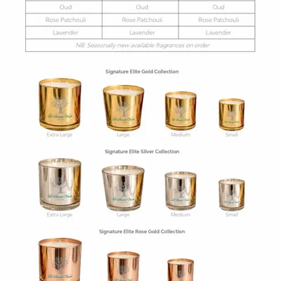 Objets de décoration - Signature Elite XL Rose Gold - LE SAVOIR VIVRE