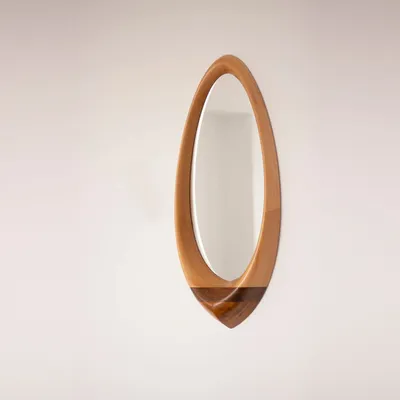 Mirrors - Portal Mirror - Beech and Walnut Wood - DAMJ