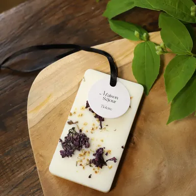 Floral decoration - Fragrant floral card - Violet - MAISON SÉJOUR