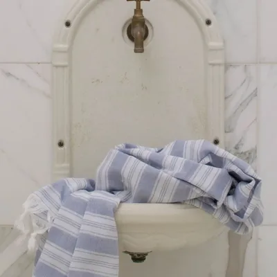 Pools - hammam towel - pareo cornflower blue - OTTOMANIA