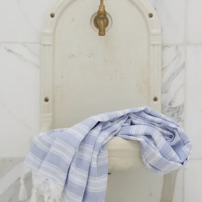 Pools - hammam towel - pareo lavender blue - OTTOMANIA
