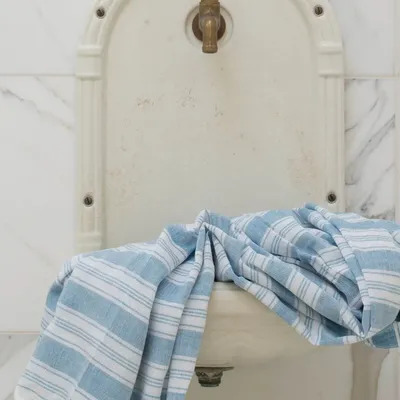 Piscines - fouta - pareo bleu océan - OTTOMANIA