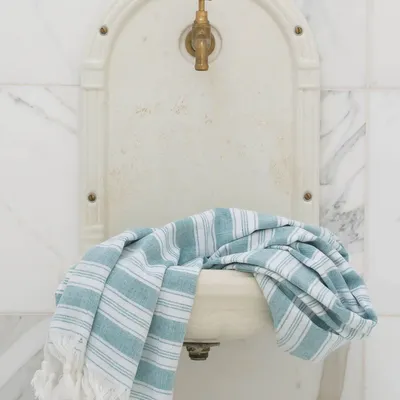 Pools - hammam towel - pareo petrol - OTTOMANIA